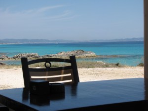 the view in Formentera